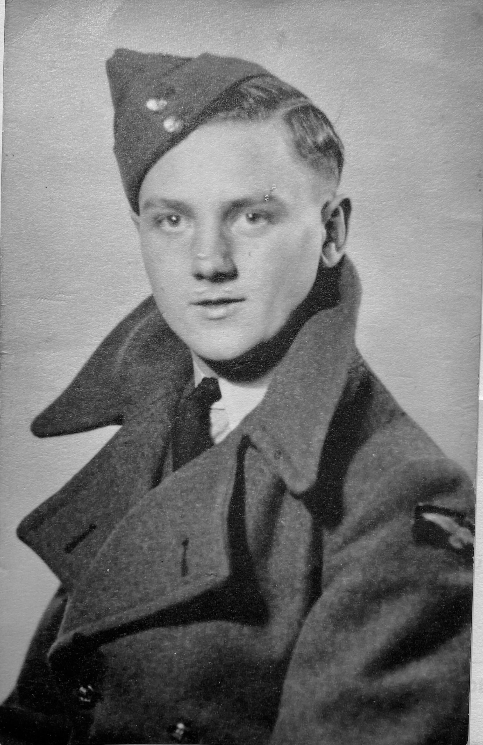 Ron Matthews in the RAF, 1946.